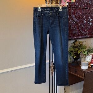 Jennifer Lopez Dark Blue Ankle Jeans